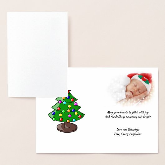 Kersttypografie Klassiek Lied, ZSG Folie Kaarten (Display)