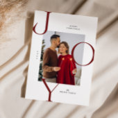 Kersttypografie Moderne Kerstfoto Feestdagenkaart