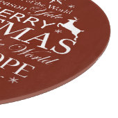 Kersttypografie Snijplank (Hoek)