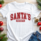 Kersttypografie van de favoriete studenten van Sin Tri-Blend Shirt