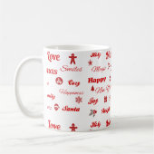 kersttypografische Mok (Links)