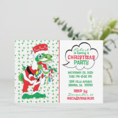 kersttySantaSaurus Kaart (Staand voorkant)