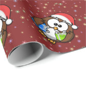 Kerstuil Cadeaupapier (Rol Hoek)