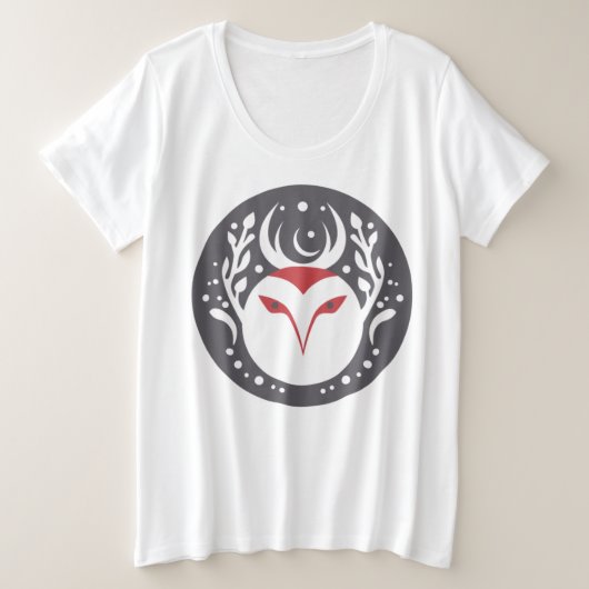 Kerstuil Grote Maat T-shirt (Design voorkant)
