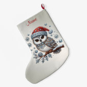 Kerstuil Kerst Sok Grote Kerstsok (Achterkant (Hangend))