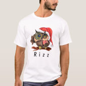 Kerstuil Rizz T-shirt (Voorkant)