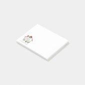 Kerstuil Thuis Cute Post-it® Notes (Schuin)