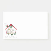 Kerstuil Thuis Schattig Post-it® Notes (Voorkant)