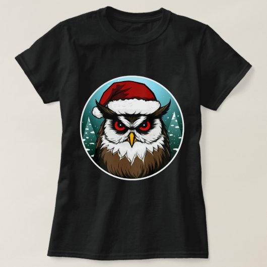 Kerstuilen T-shirt (Design voorkant)
