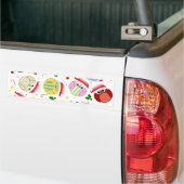 Kerstuilontwerp Bumpersticker (Op Truck)