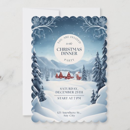 Kerstuitnodiging 2023 25 december kaart (Voorkant)