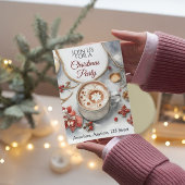 Kerstuitnodiging Hygge Scandinavische stijl Kaart