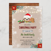 kerstuitnodiging kaart (Voorkant / Achterkant)