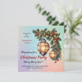  Kerstuitnodiging Kaart (Staand voorkant)