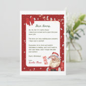 kerstuitnodiging kaart (Staand voorkant)