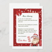 kerstuitnodiging kaart (Voorkant / Achterkant)