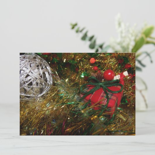 kerstuitnodiging kaart (Staand voorkant)