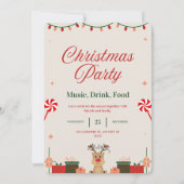 Kerstuitnodiging Kaart (Voorkant)