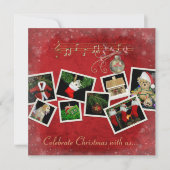 kerstuitnodiging kaart (Voorkant)