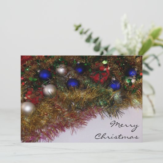 Kerstuitnodiging Kaart (Staand voorkant)