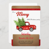 kerstuitnodiging kaart (Voorkant / Achterkant)