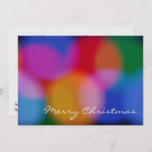 kerstuitnodiging kaart (Voorkant / Achterkant)