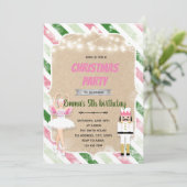 Kerstuitnodiging Kaart (Staand voorkant)