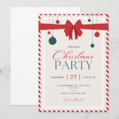 kerstuitnodiging kaart (Voorkant / Achterkant)