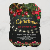 kerstuitnodiging |  uitnodigingen (Voorkant / Achterkant)