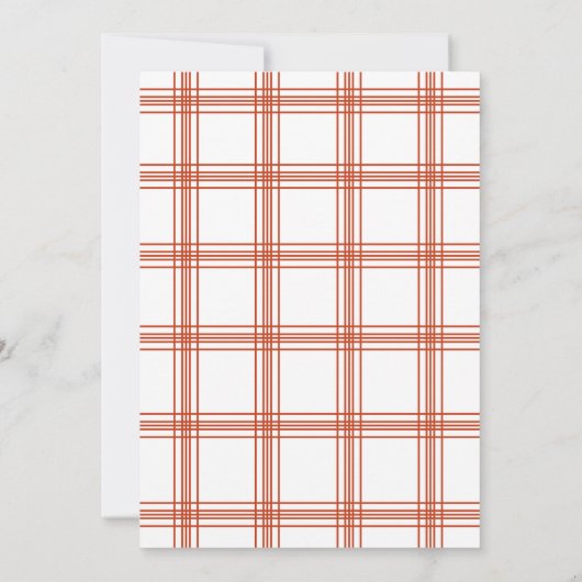 kerstuitnodiging voor Baby Brunch Kaart (Achterkant)