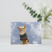 Kerstuitnodiging voor Chihuahua Kaart (Staand voorkant)