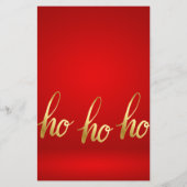 kerstuitnodiging voor het Rode en Gold Ornament Flyer (Achterkant)