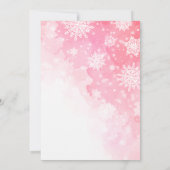 kerstuitnodiging voor Piggy Kaart (Achterkant)