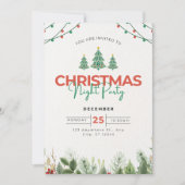 kerstuitnodigingen kaart (Voorkant)