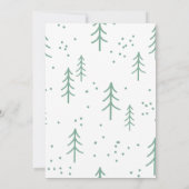 kerstuitnodigingen kaart (Achterkant)