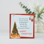 kerstuitnodigingen kaart (Staand voorkant)