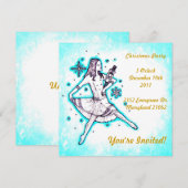 kerstuitnodigingen kaart (Voorkant / Achterkant)