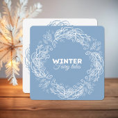 Kerstuitnodigingen. Winter Sprookjes. Kaart