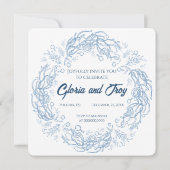 Kerstuitnodigingen. Winter Sprookjes. Kaart (Achterkant)