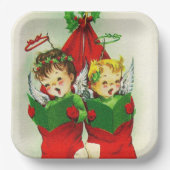  kerstuitzettend kinder bord (Voorkant)