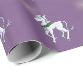 KerstUnicorn Cadeaupapier (Rol Hoek)