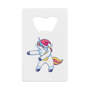 KerstUnicorn Creditkaart Flessenopener