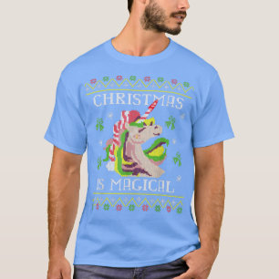 KerstUnicorn Lover Magical Holiday Fairytale T-shirt