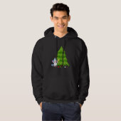 Kerstunicorn Tree Pet Animal Cute Hoodie (Voorkant volledig)