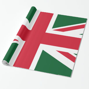 Kerstunie Jack ~ Red, Green and White Cadeaupapier