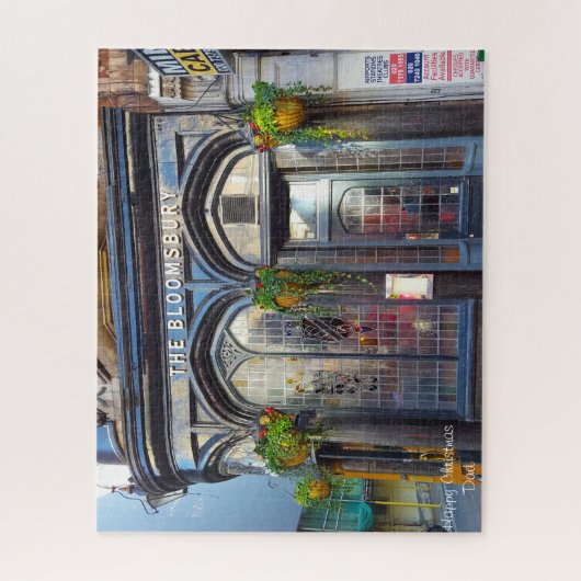 Kerstvader. Legpuzzel (Verticaal)