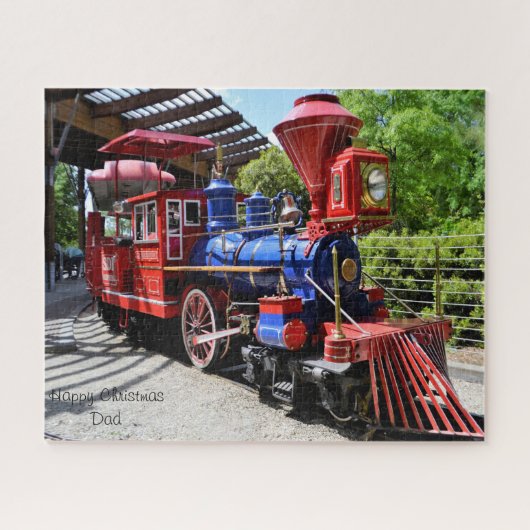 Kerstvader. Legpuzzel (Horizontaal)