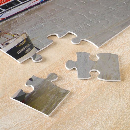 Kerstvader. Legpuzzel (Zijkant)