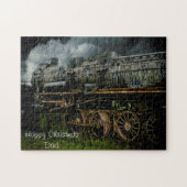 Kerstvader. Legpuzzel (Horizontaal)