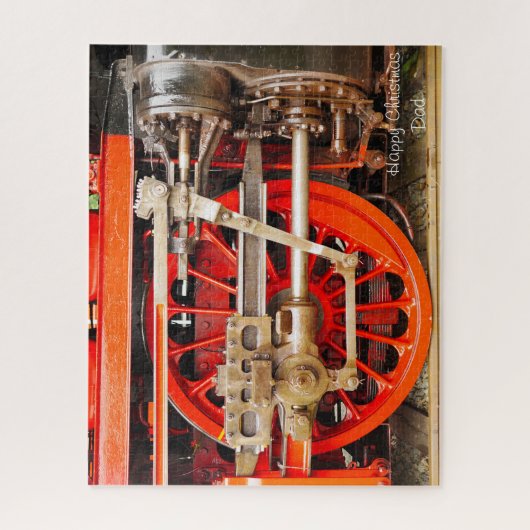 Kerstvader. Legpuzzel (Verticaal)